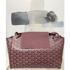 고야드 루에뜨 플랩 숄더백 버건디