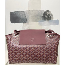 고야드 루에뜨 플랩 숄더백 버건디