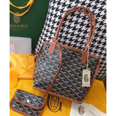 고야드 미니 앙주백 리버서블 블랙 탄