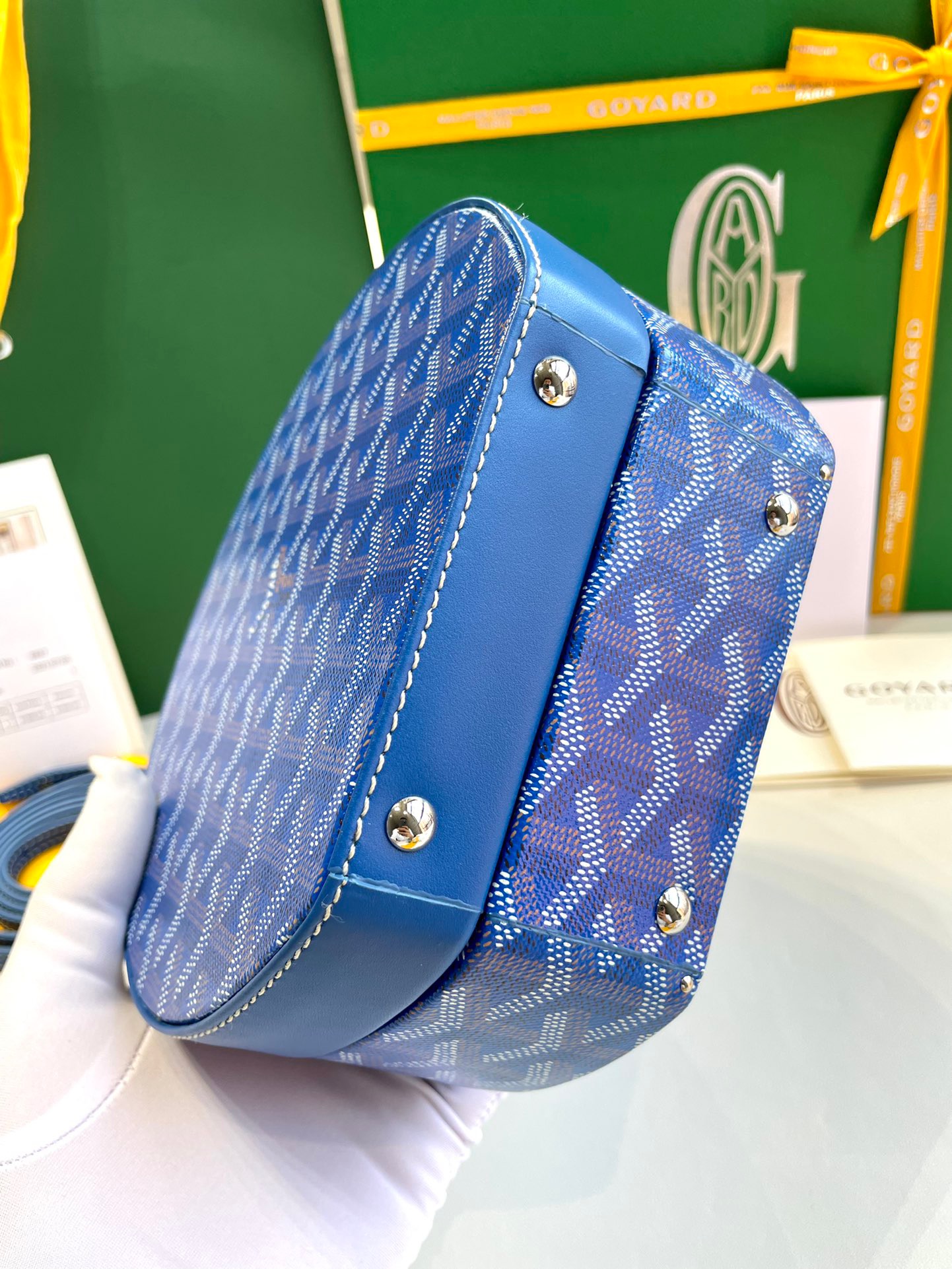 고야드 알토 후드백 스카이 블루