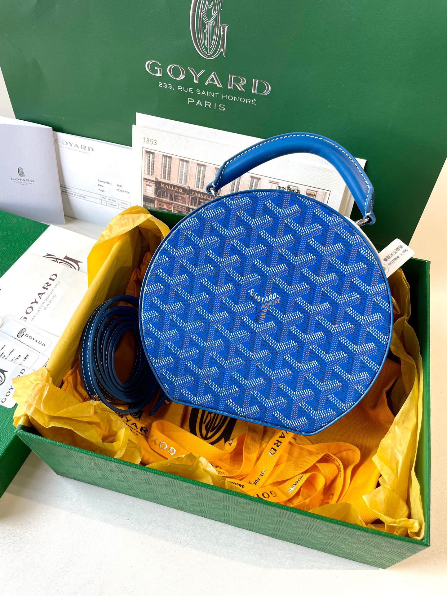 고야드 알토 후드백 스카이 블루