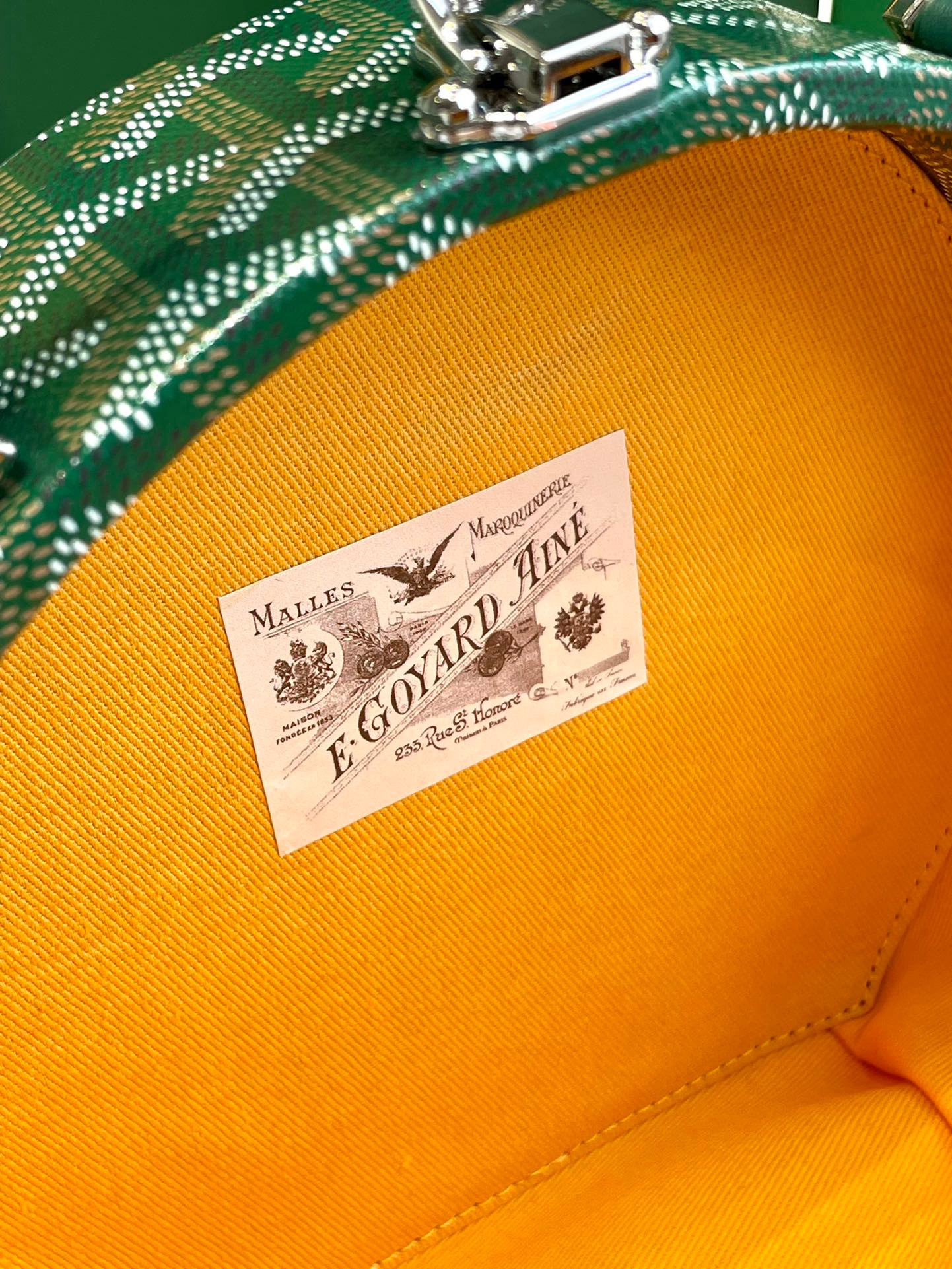 고야드 알토 후드백 그린