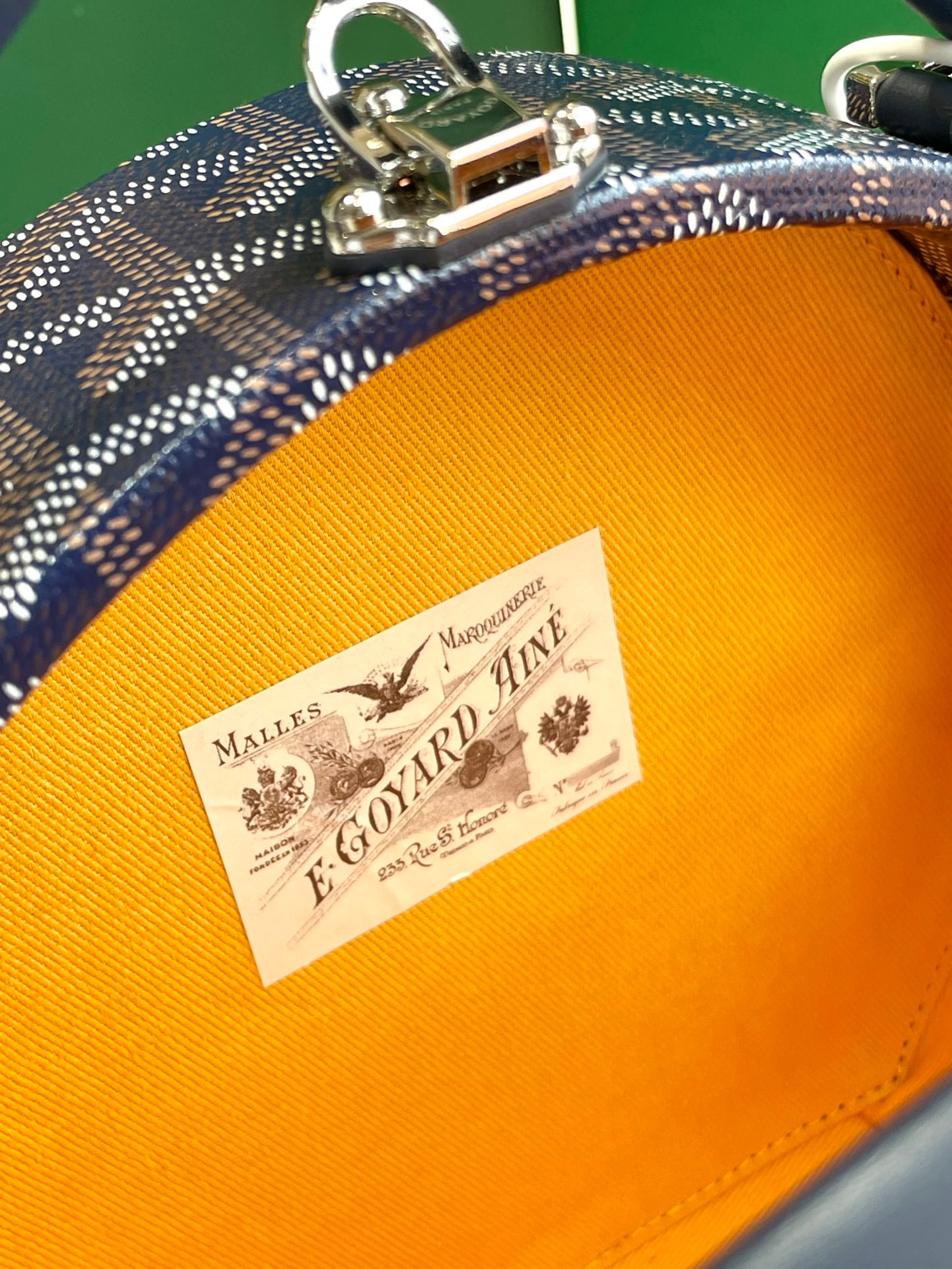 고야드 알토 후드백 마린 블루