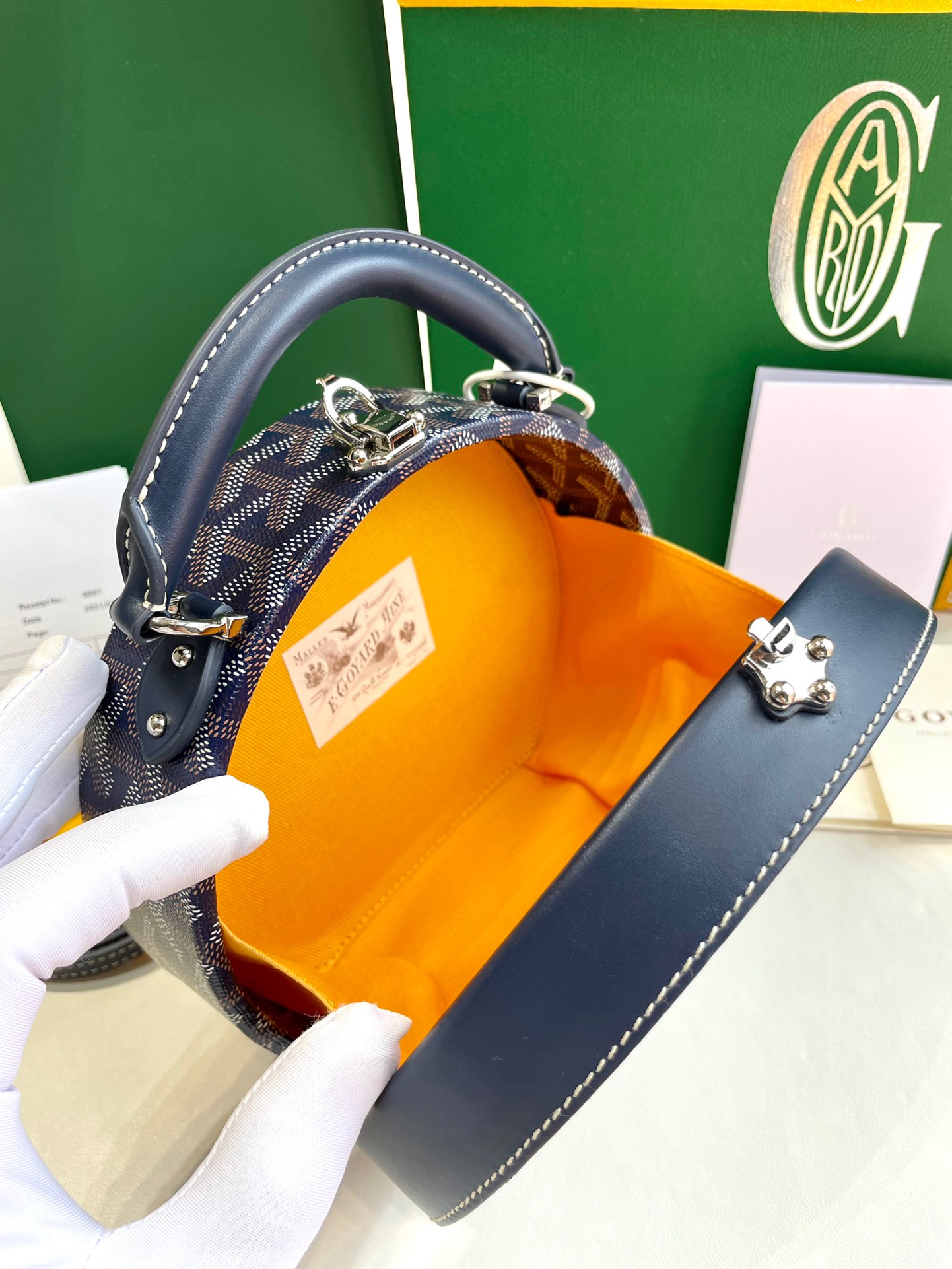 고야드 알토 후드백 마린 블루