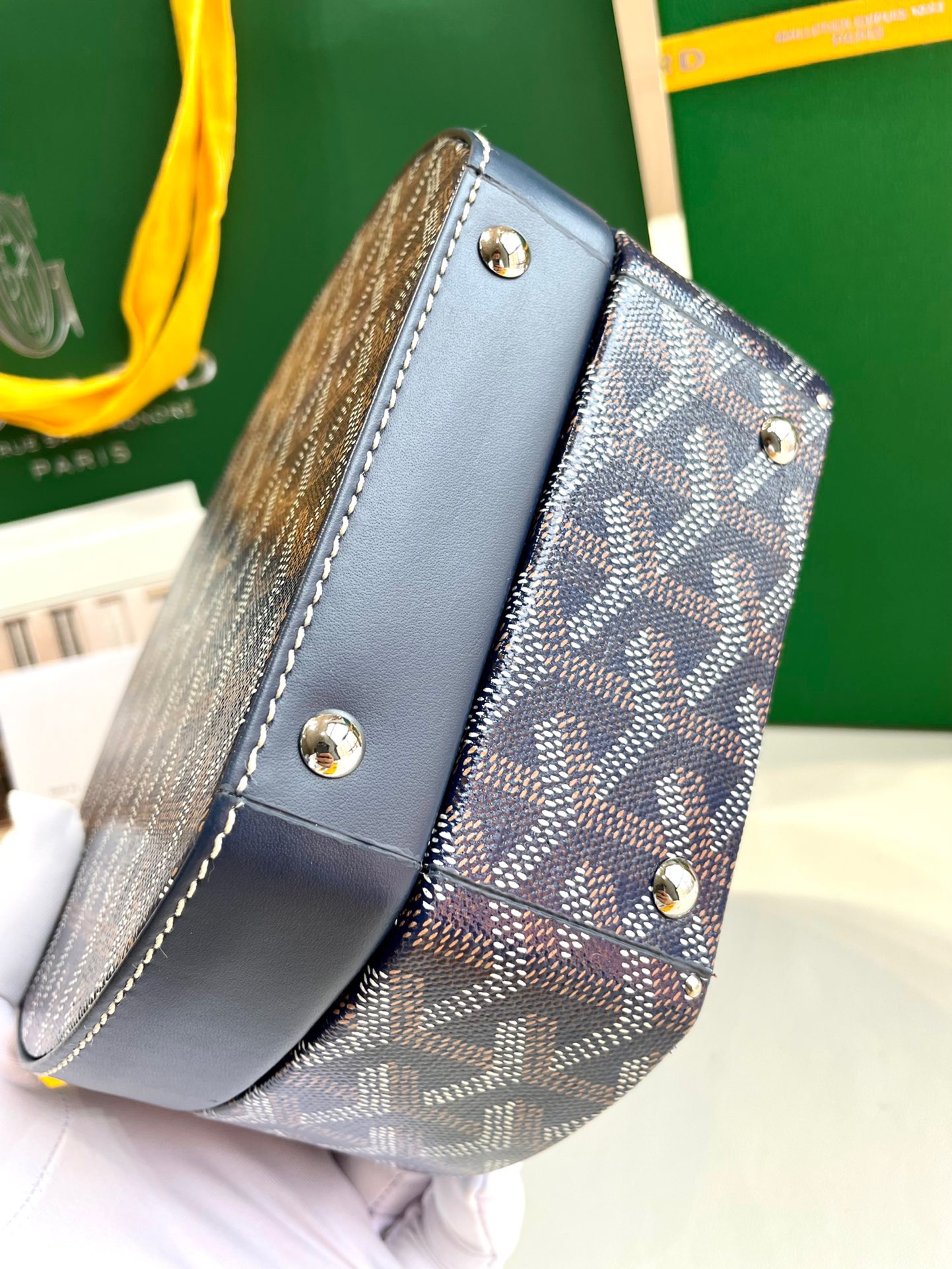 고야드 알토 후드백 마린 블루