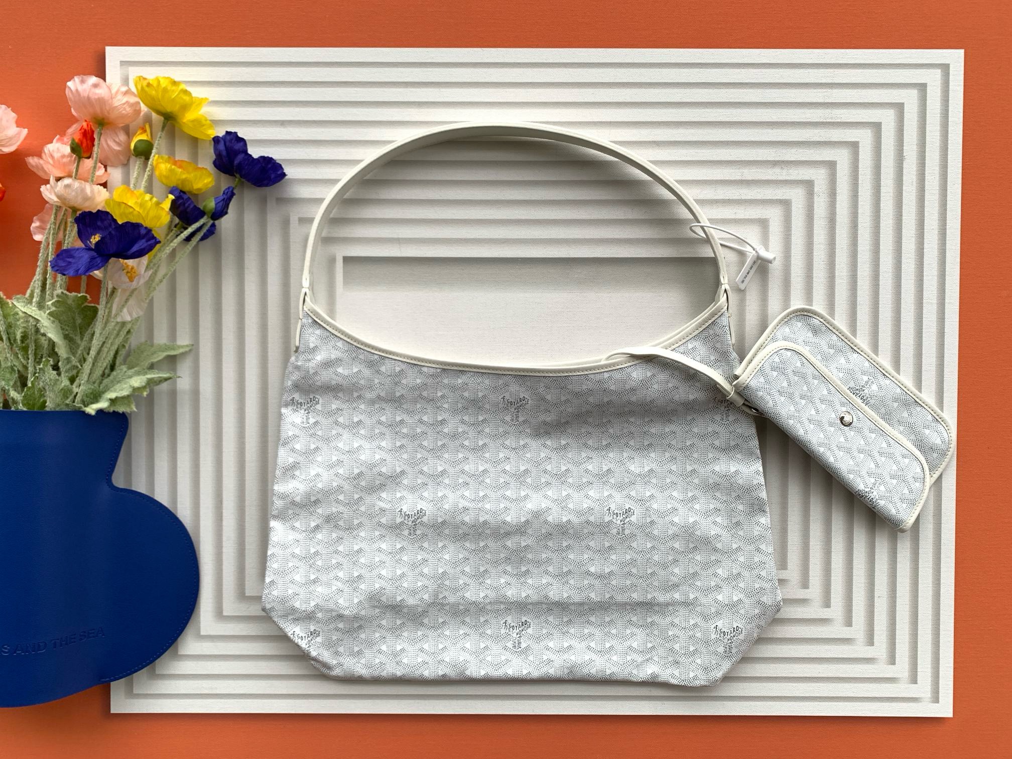 고야드 보헴 호보백 화이트