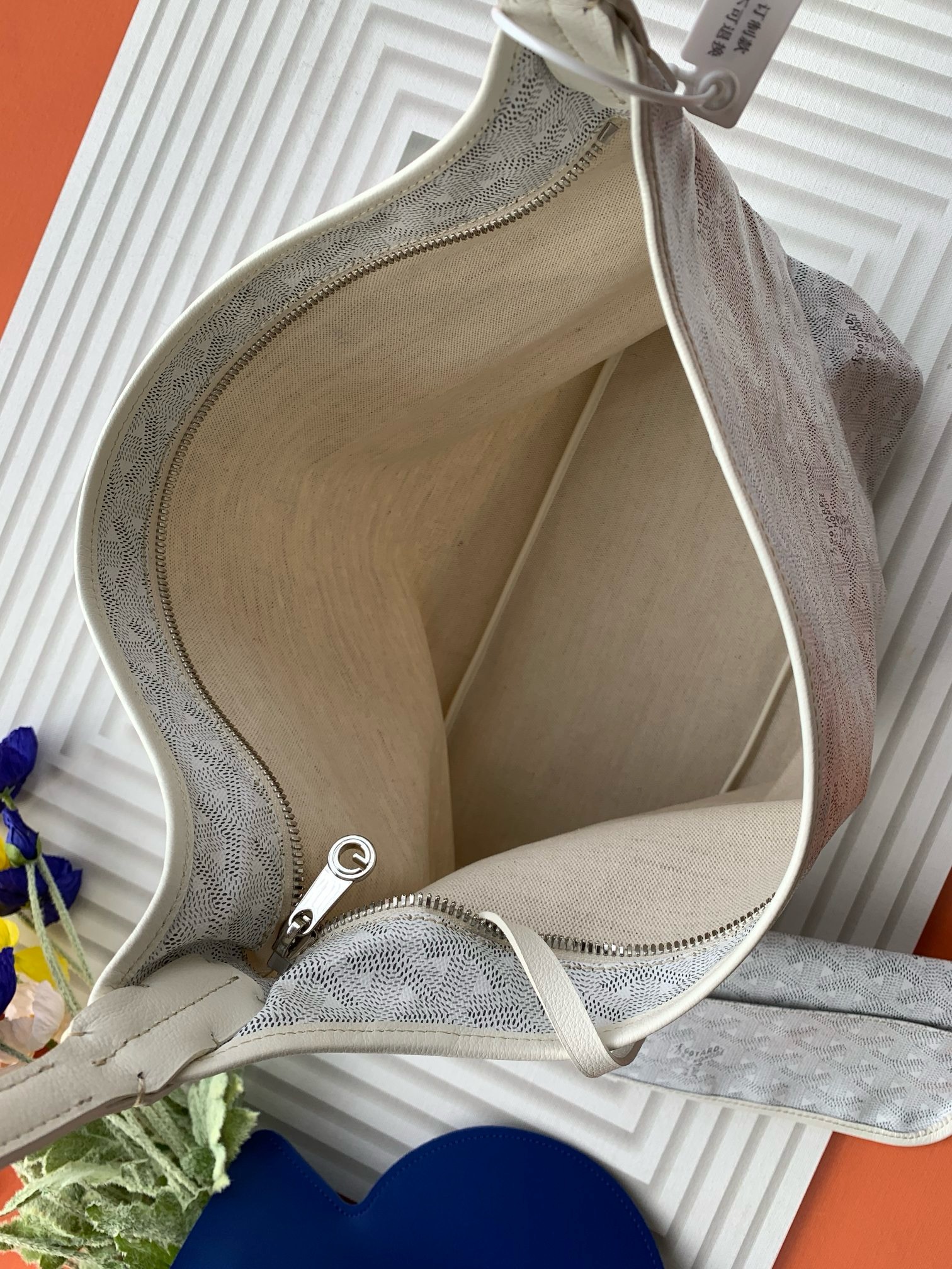 고야드 보헴 호보백 화이트