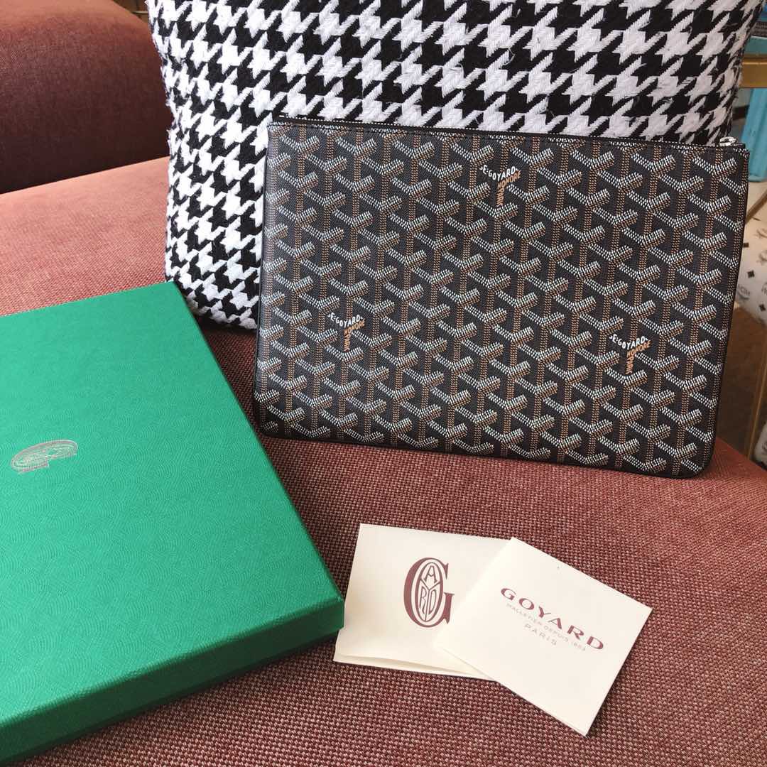 고야드 클러치백 GM 블랙