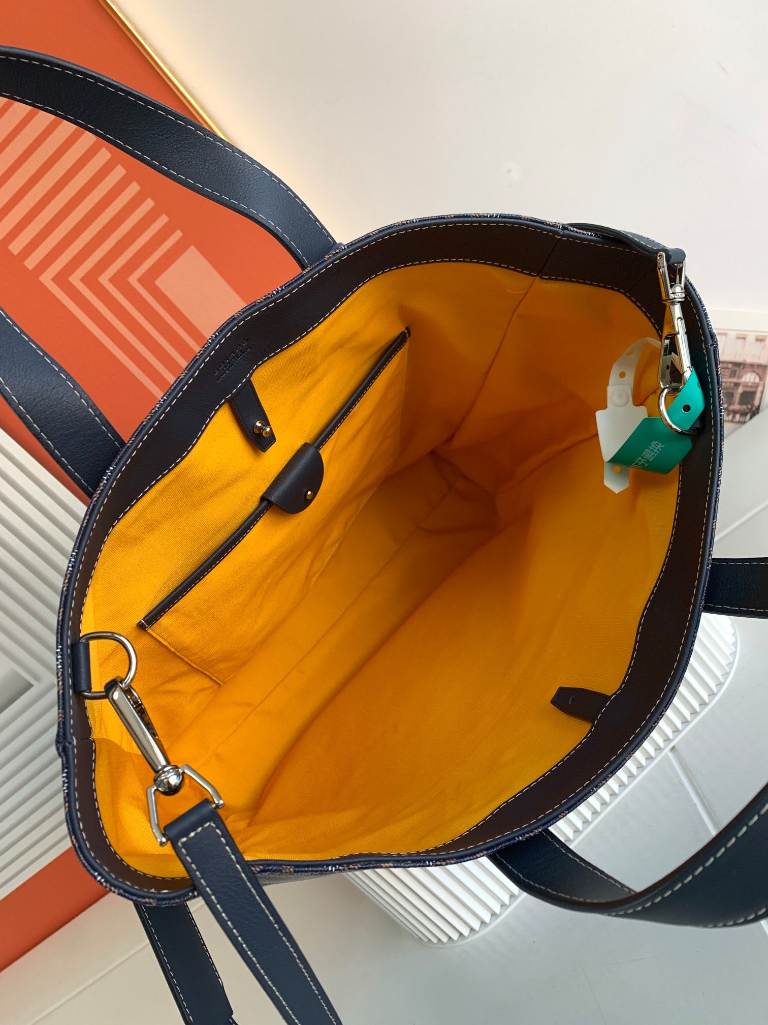 고야드 볼테르 토트백 마린 블루