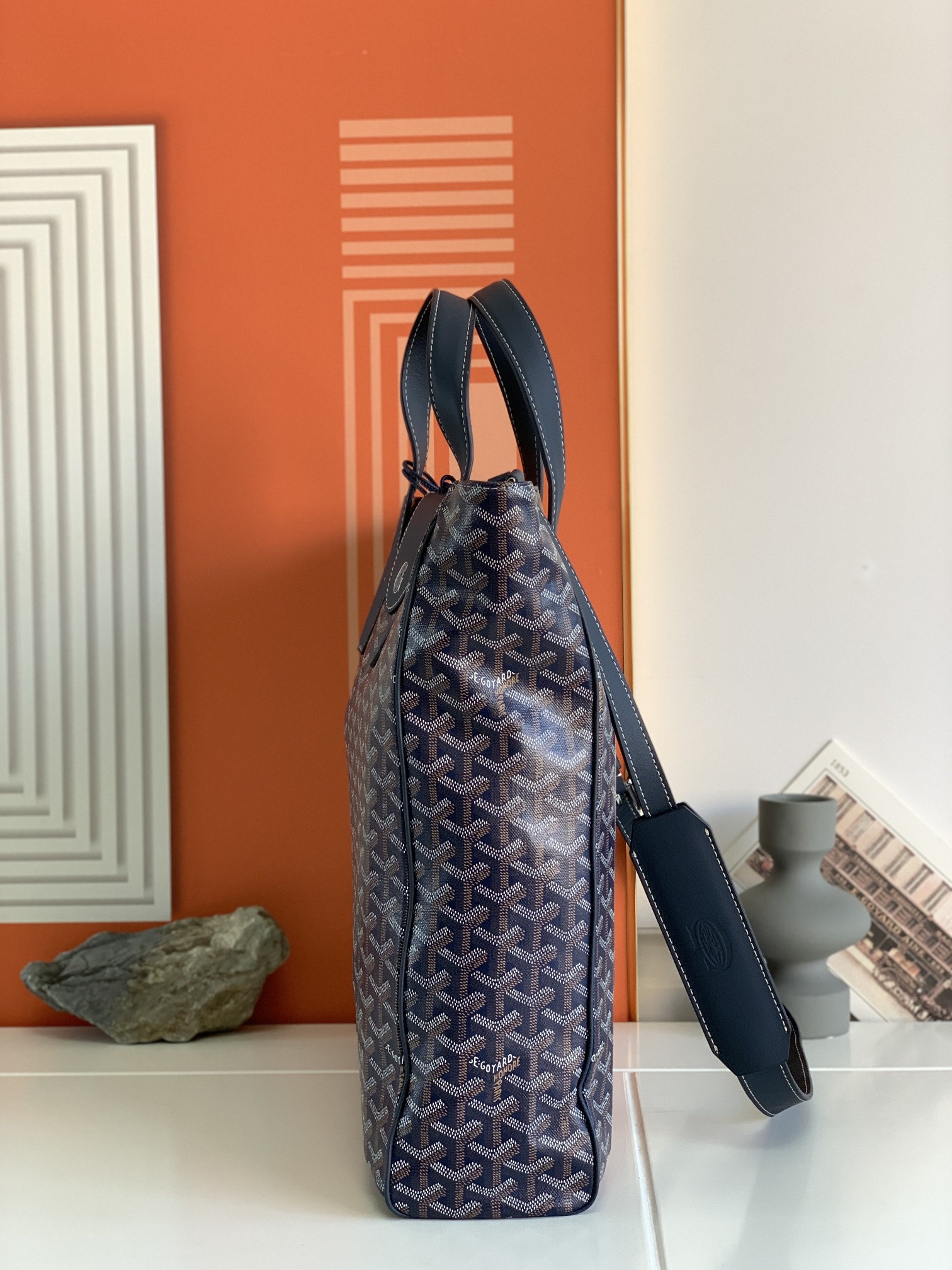 고야드 볼테르 토트백 마린 블루