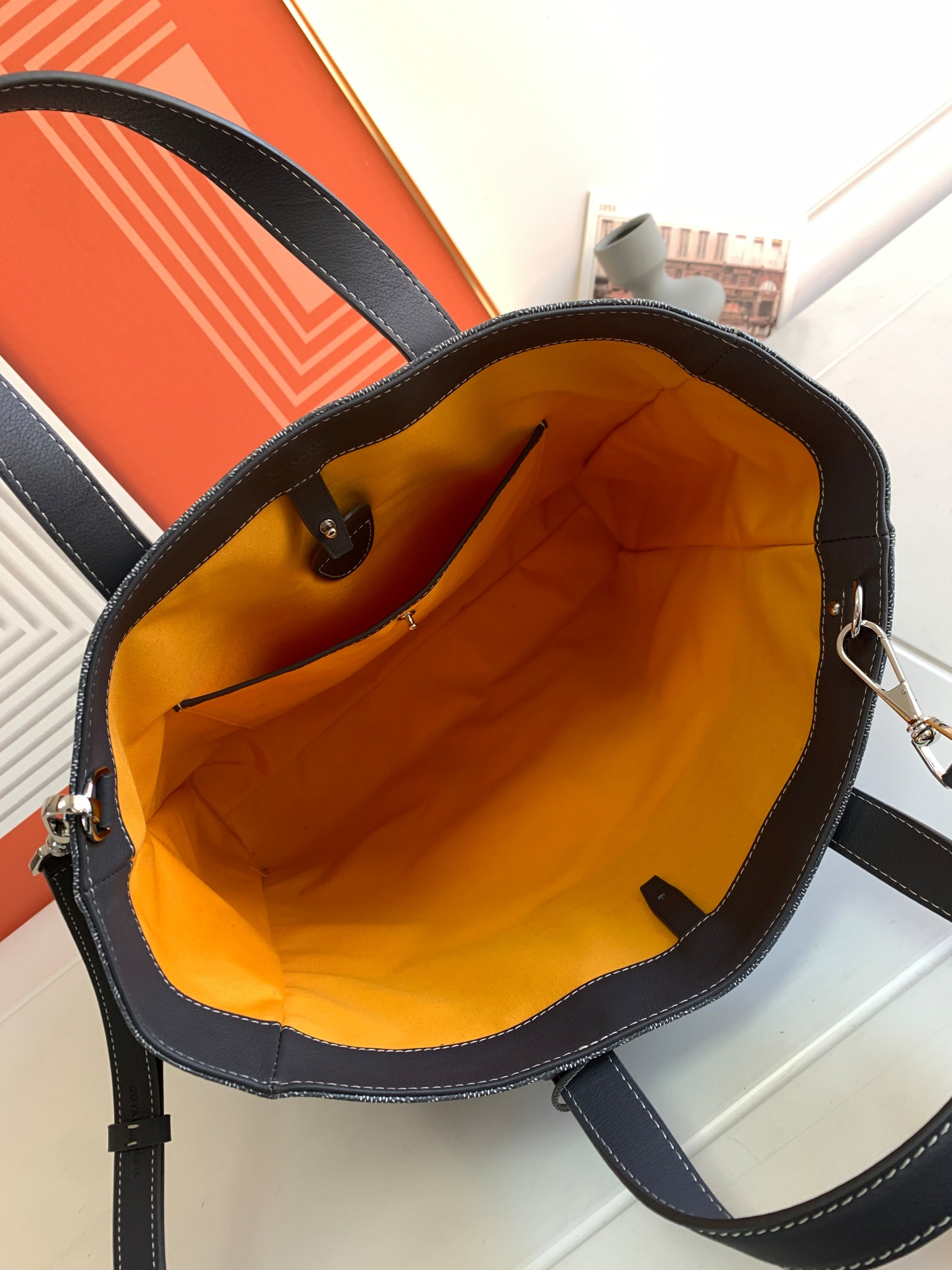 고야드 볼테르 토트백 그레이