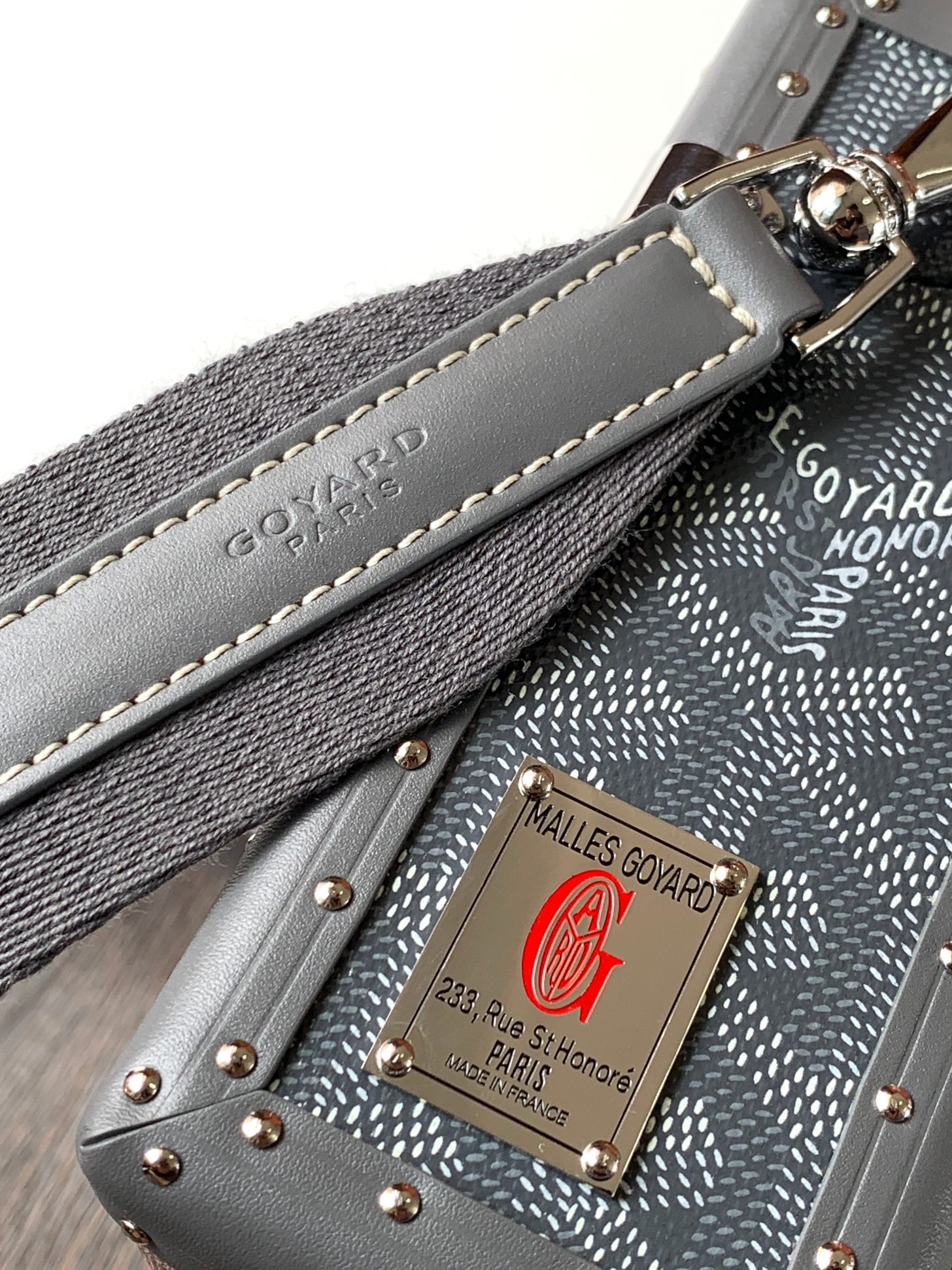 고야드 카세트 트렁크 백 그레이