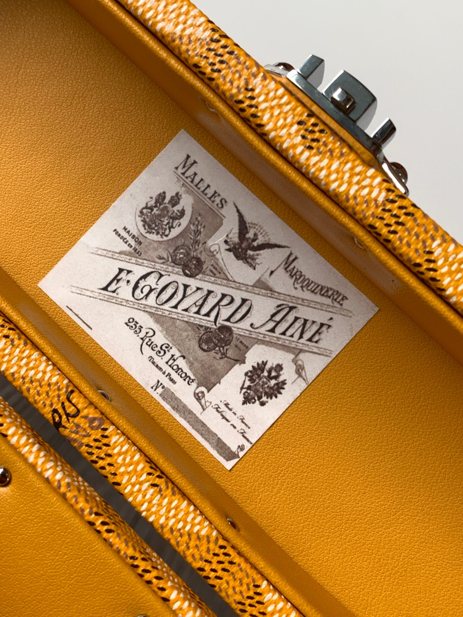 고야드 카세트 트렁크 백 옐로우