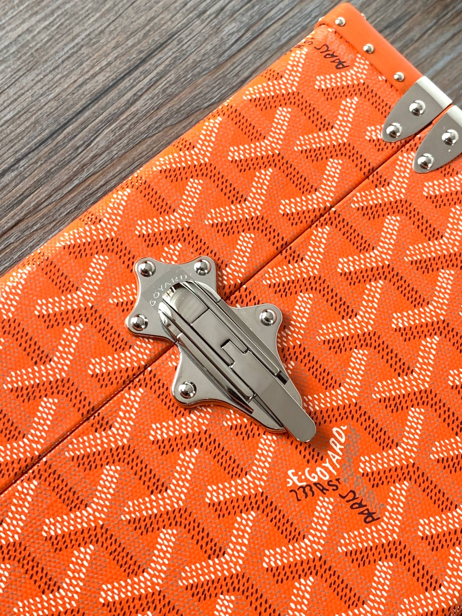 고야드 카세트 트렁크 백 오렌지