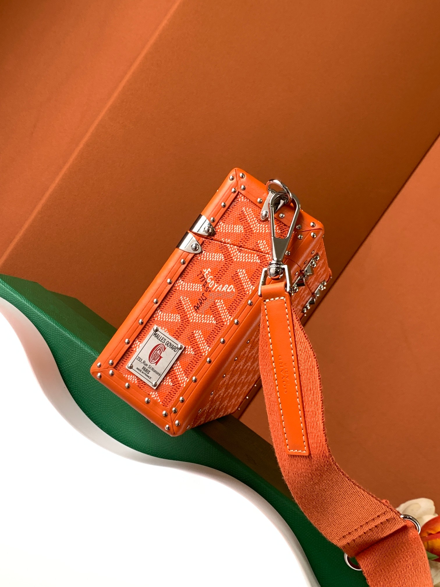 고야드 카세트 트렁크 백 오렌지