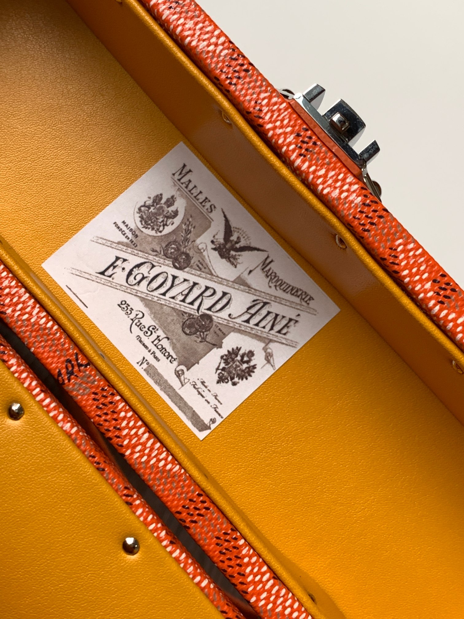 고야드 카세트 트렁크 백 오렌지