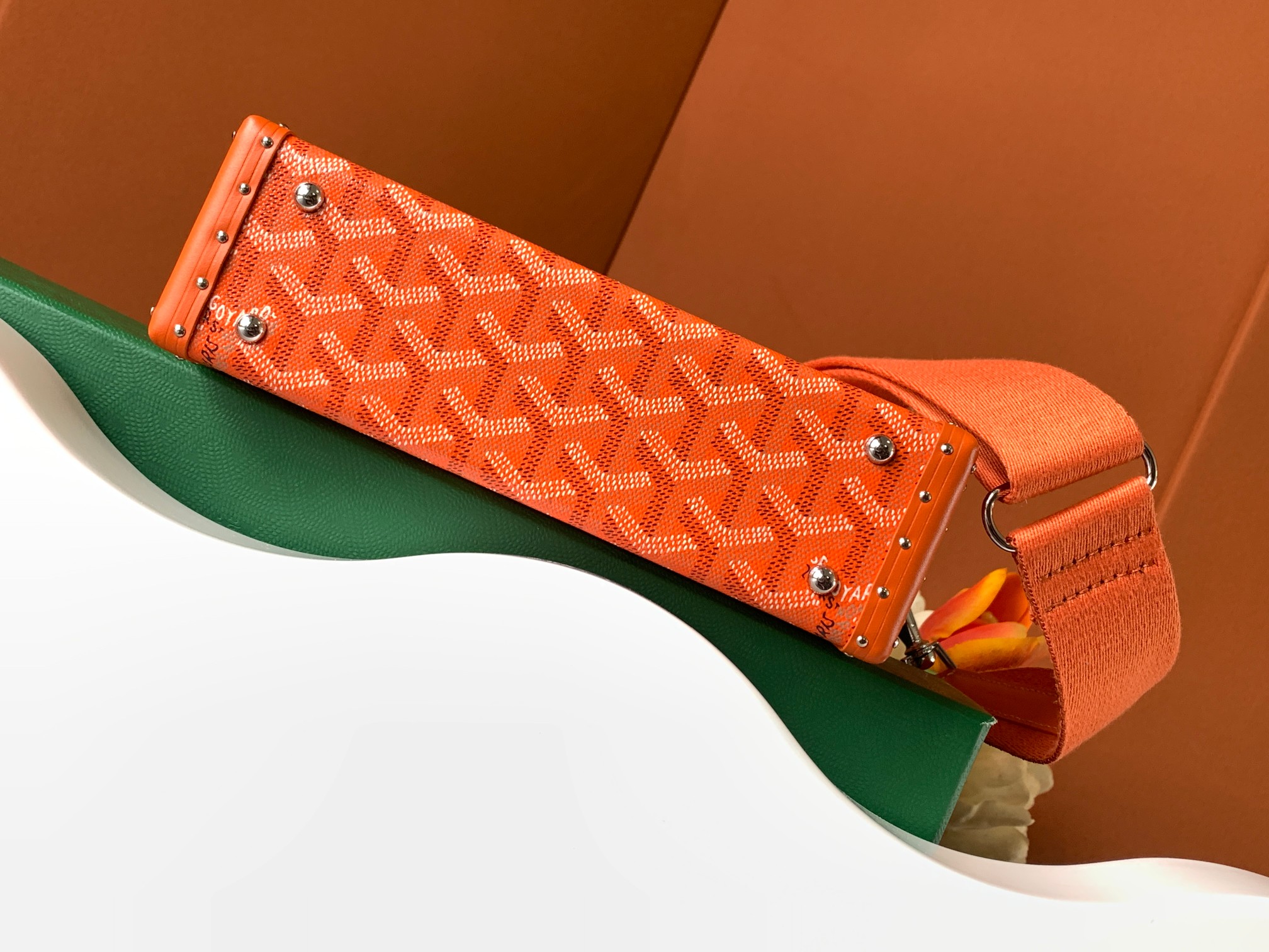 고야드 카세트 트렁크 백 오렌지