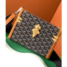 고야드 카세트 트렁크 백 블랙 탄