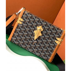 고야드 카세트 트렁크 백 블랙 탄