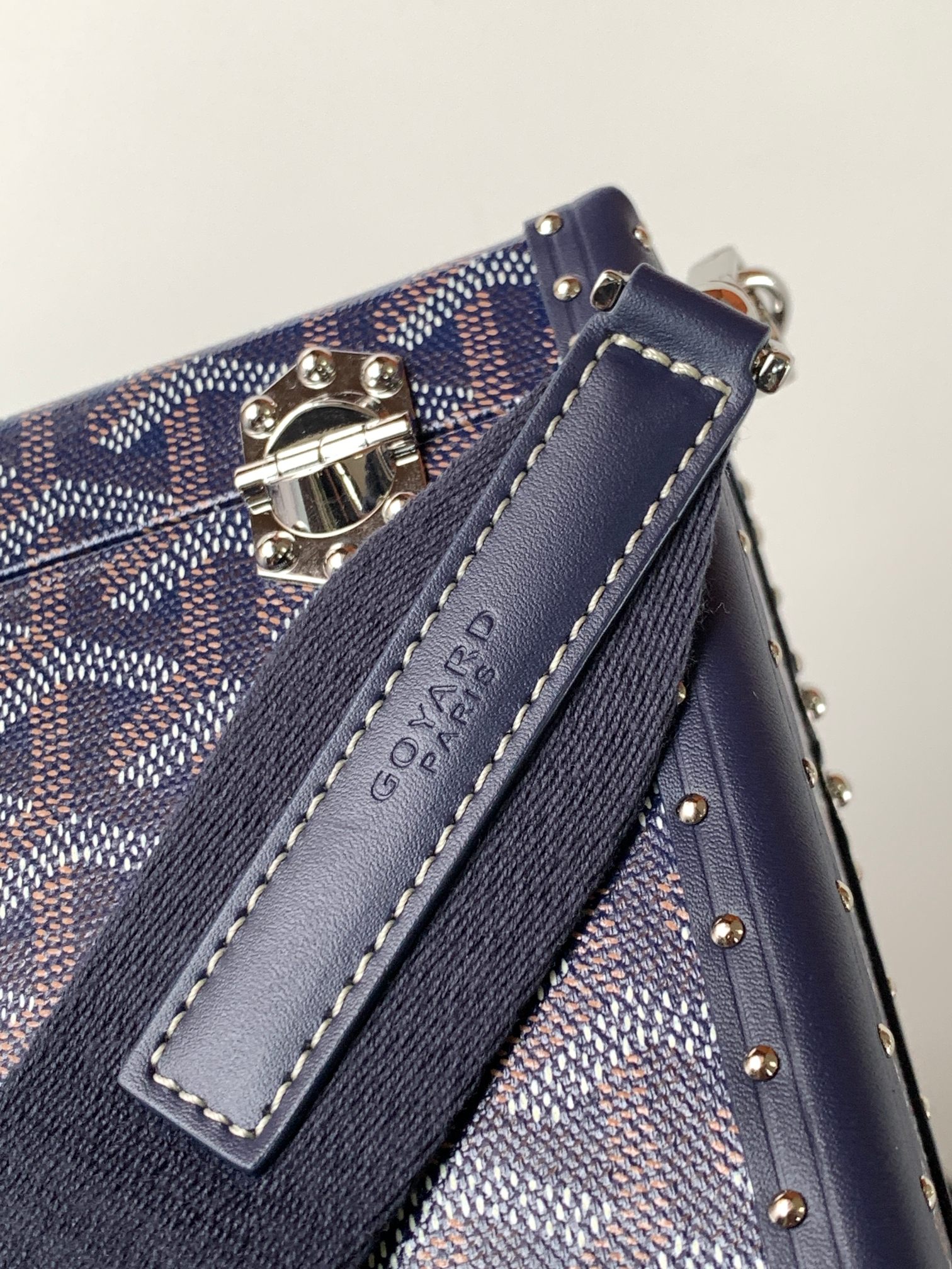 고야드 카세트 트렁크 백 마린 블루