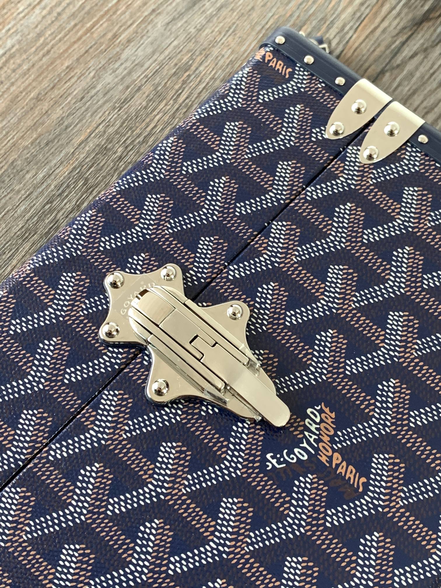 고야드 카세트 트렁크 백 마린 블루