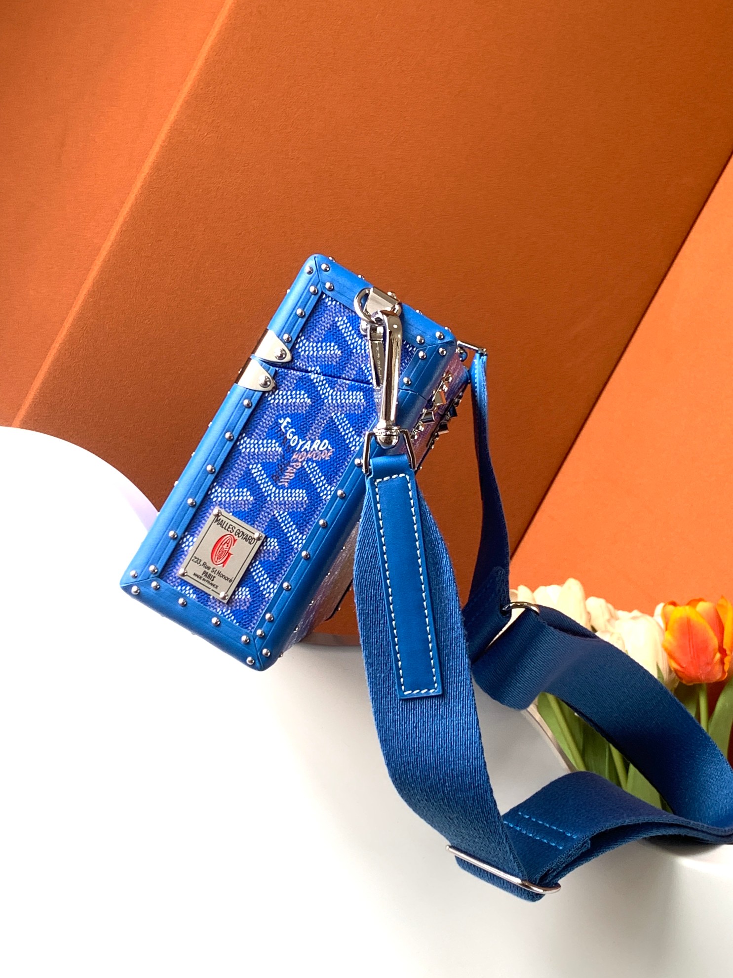 고야드 카세트 트렁크 백 스카이 블루