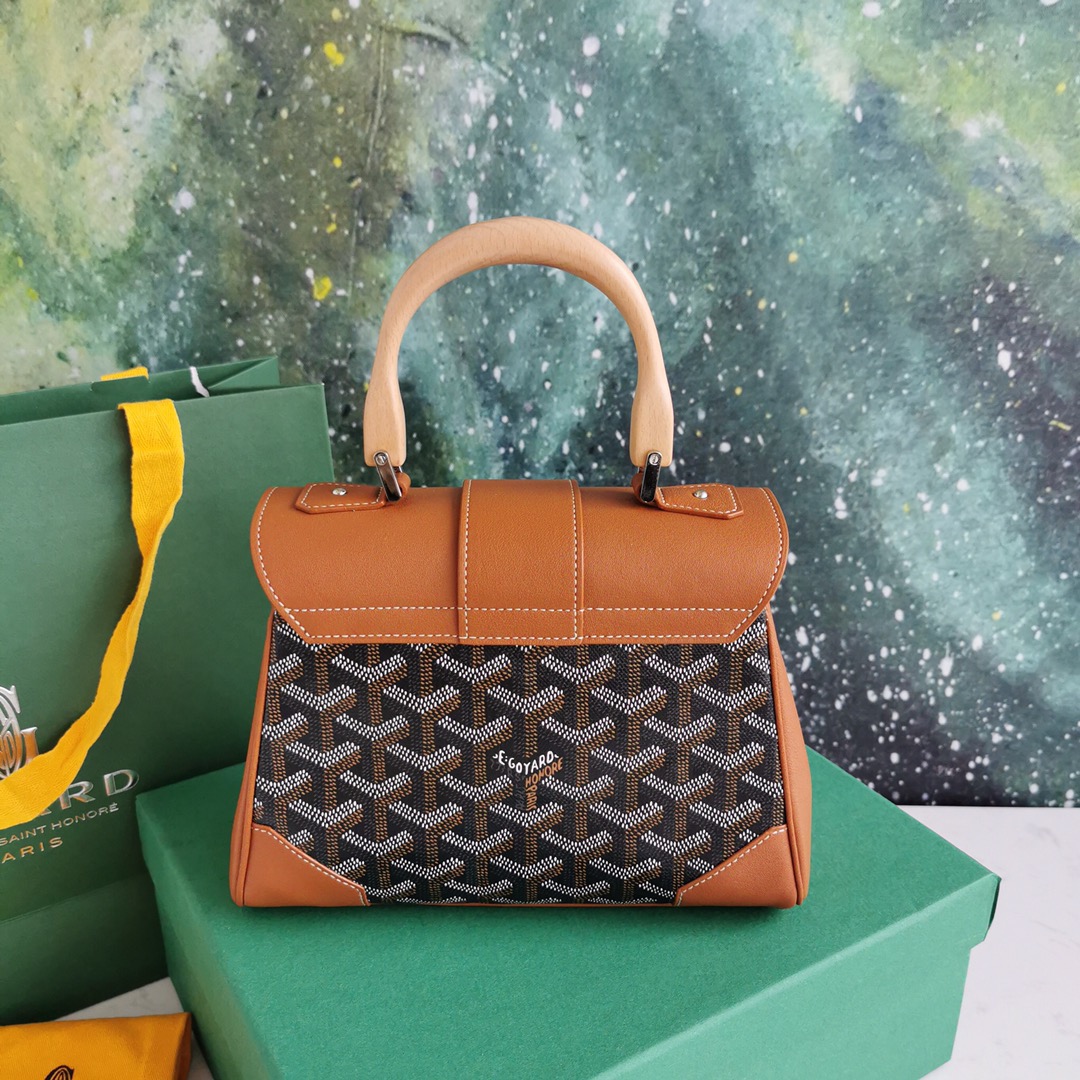 고야드 사이공 미니백 블랙 탄