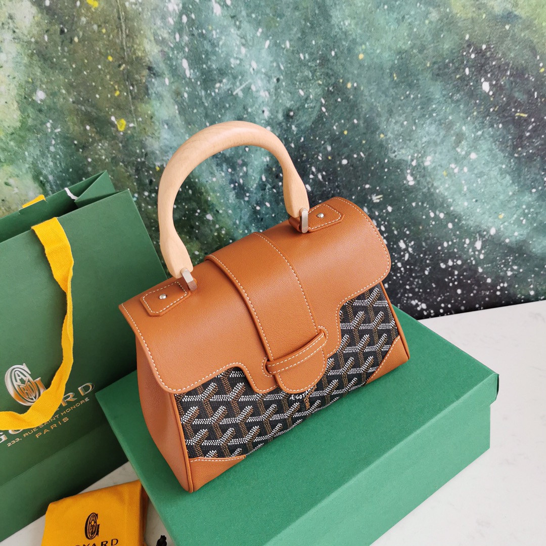 고야드 사이공 미니백 블랙 탄