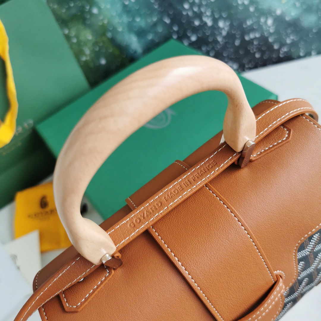 고야드 사이공 미니백 블랙 탄