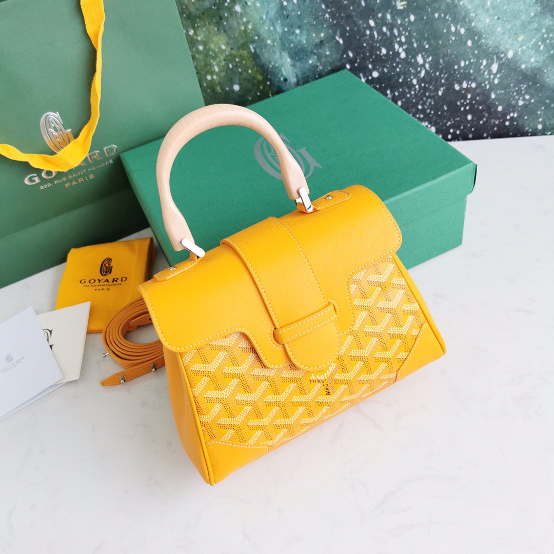 고야드 사이공 미니백 옐로우