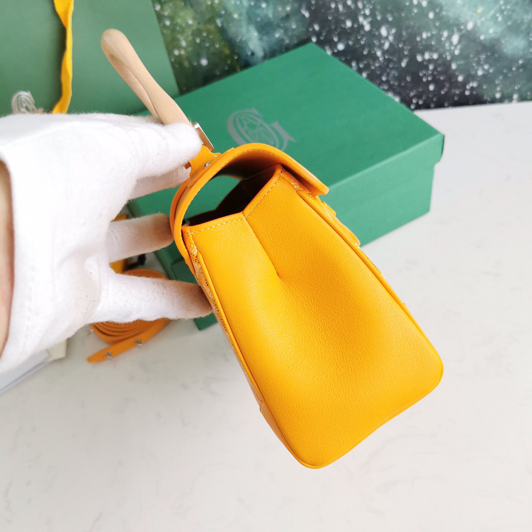 고야드 사이공 미니백 옐로우