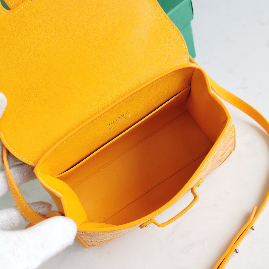 고야드 사이공 미니백 옐로우