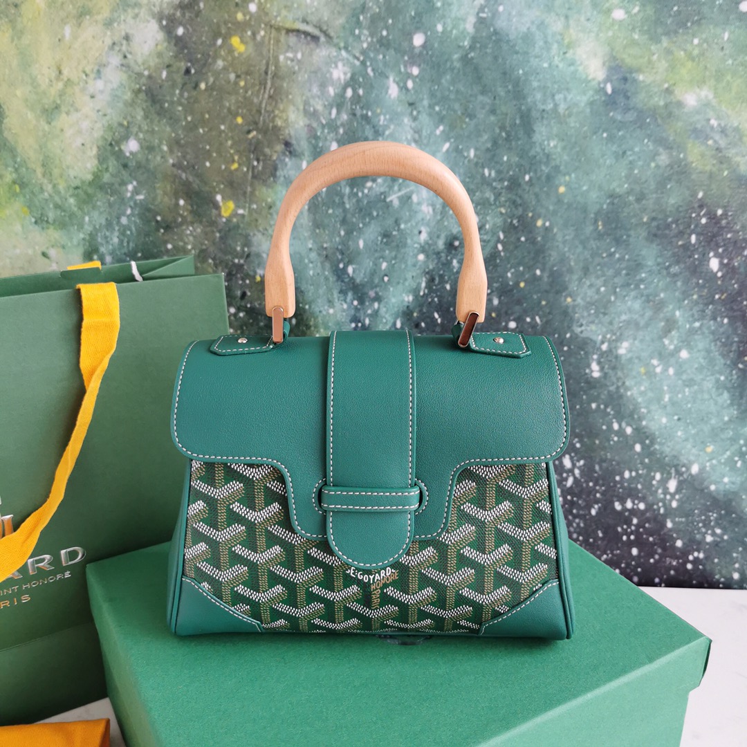 고야드 사이공 미니백 그린