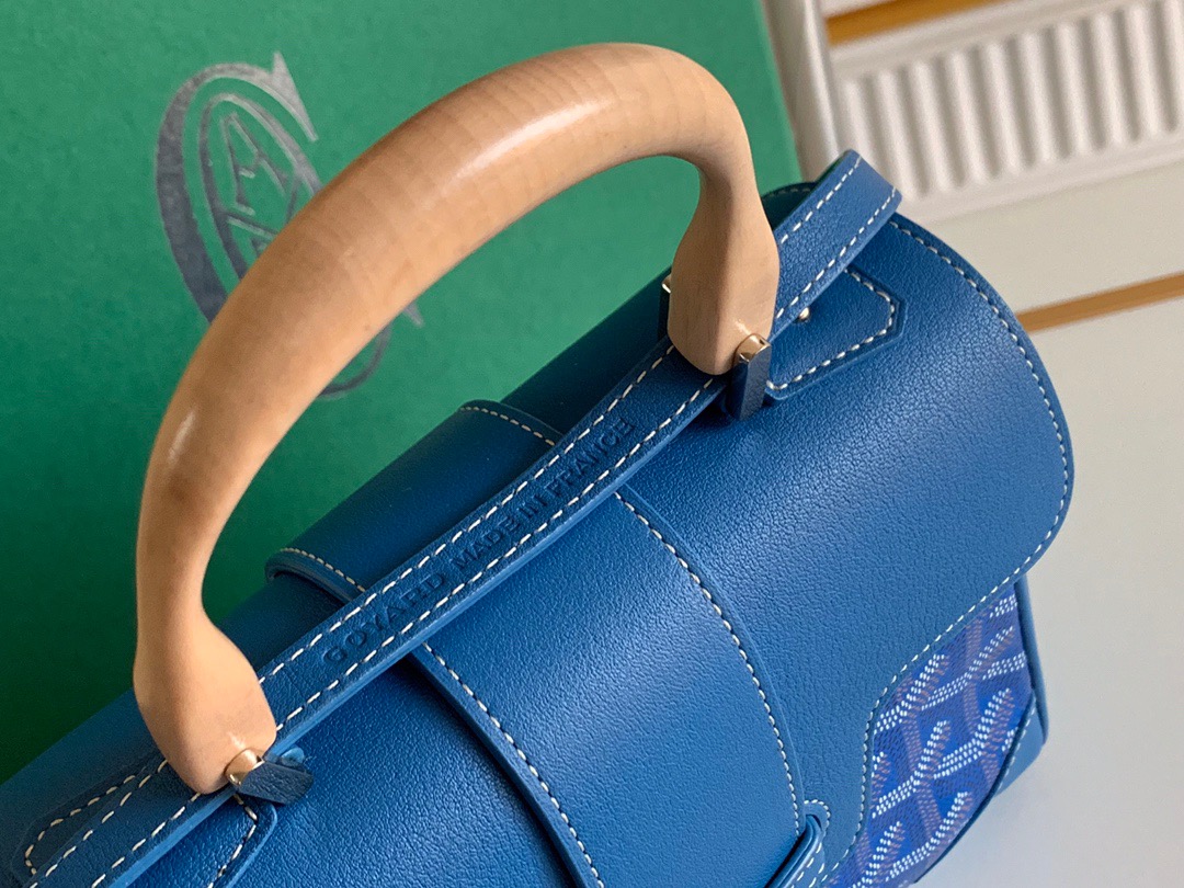 고야드 사이공 미니백 스카이 블루