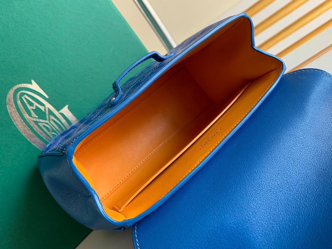 고야드 사이공 미니백 스카이 블루