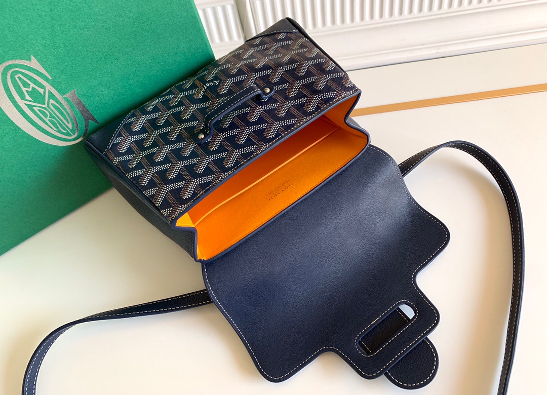 고야드 사이공 미니백 마린 블루