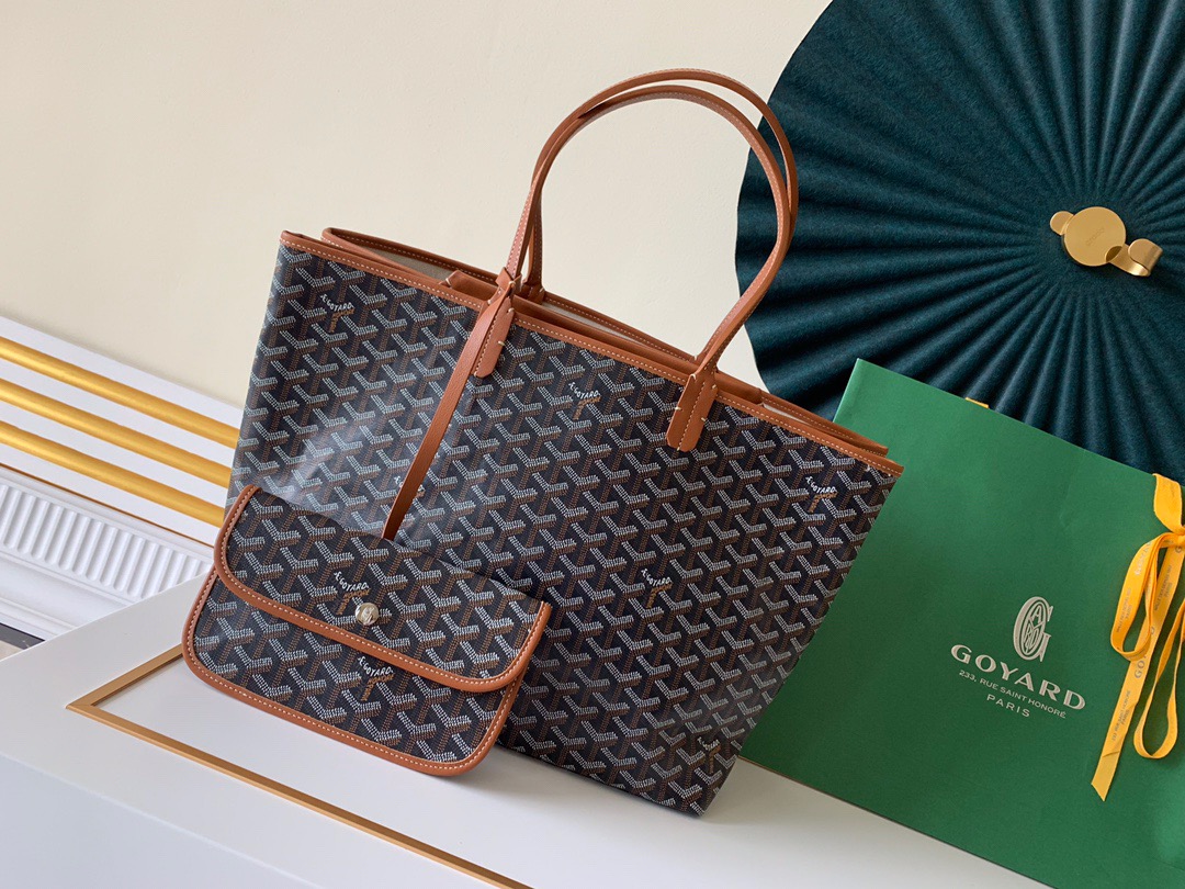 고야드 이자벨백 블랙 탄