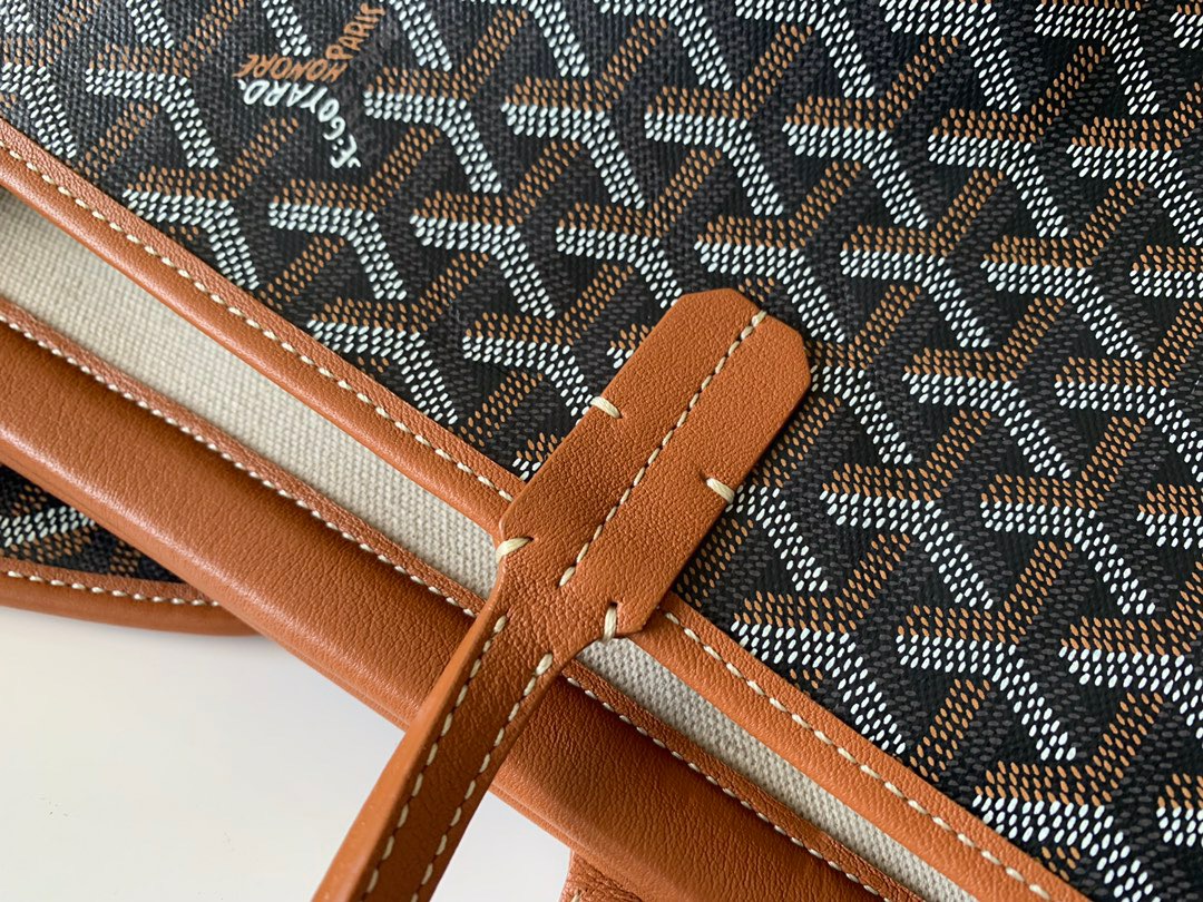 고야드 이자벨백 블랙 탄