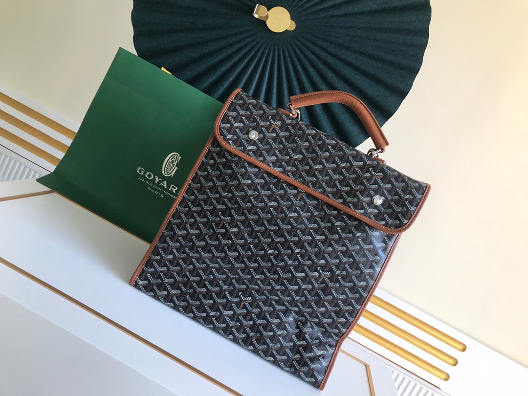 고야드 생레제르 백팩 블랙 탄