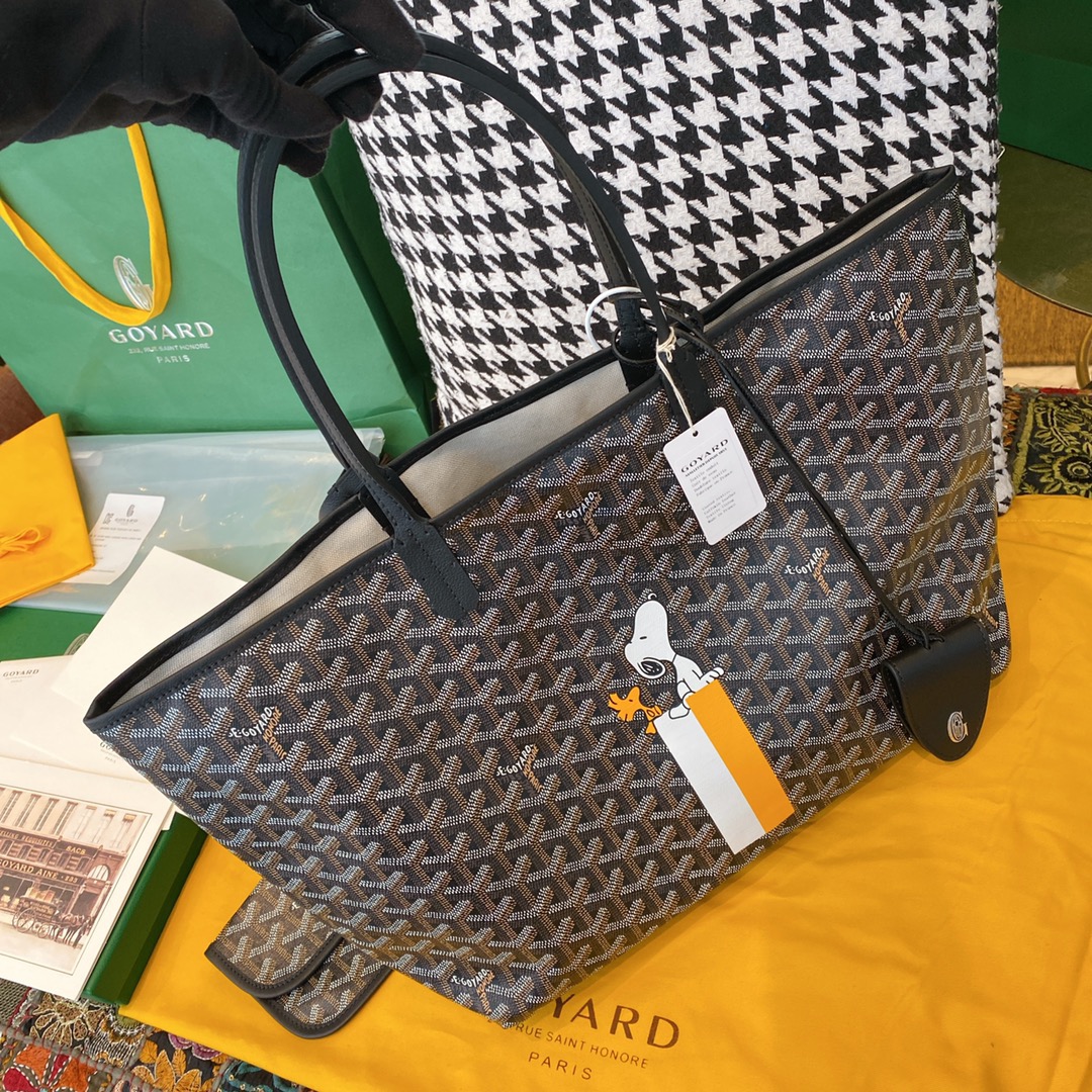 고야드생루이 PM 스누피 블랙