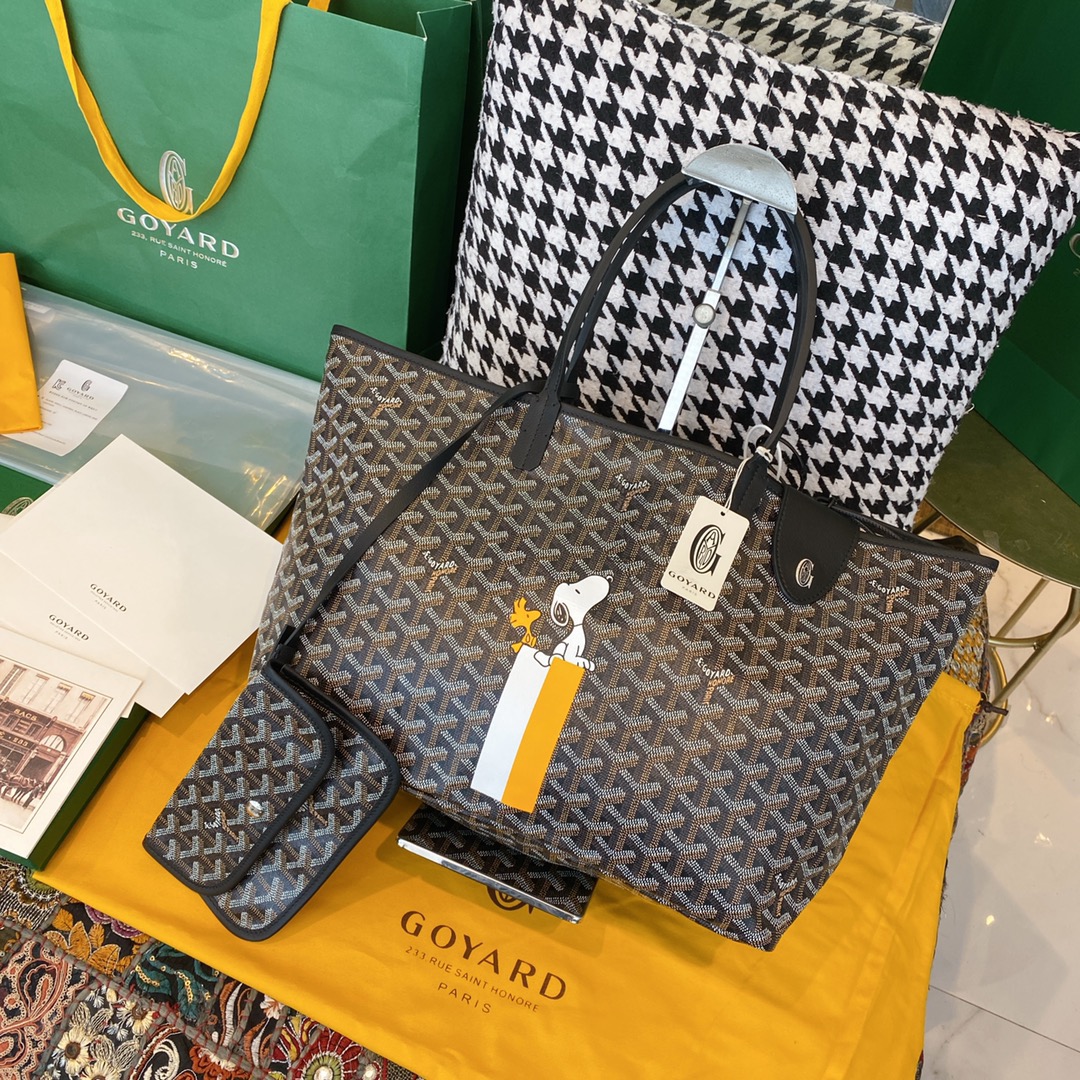 고야드생루이 PM 스누피 블랙