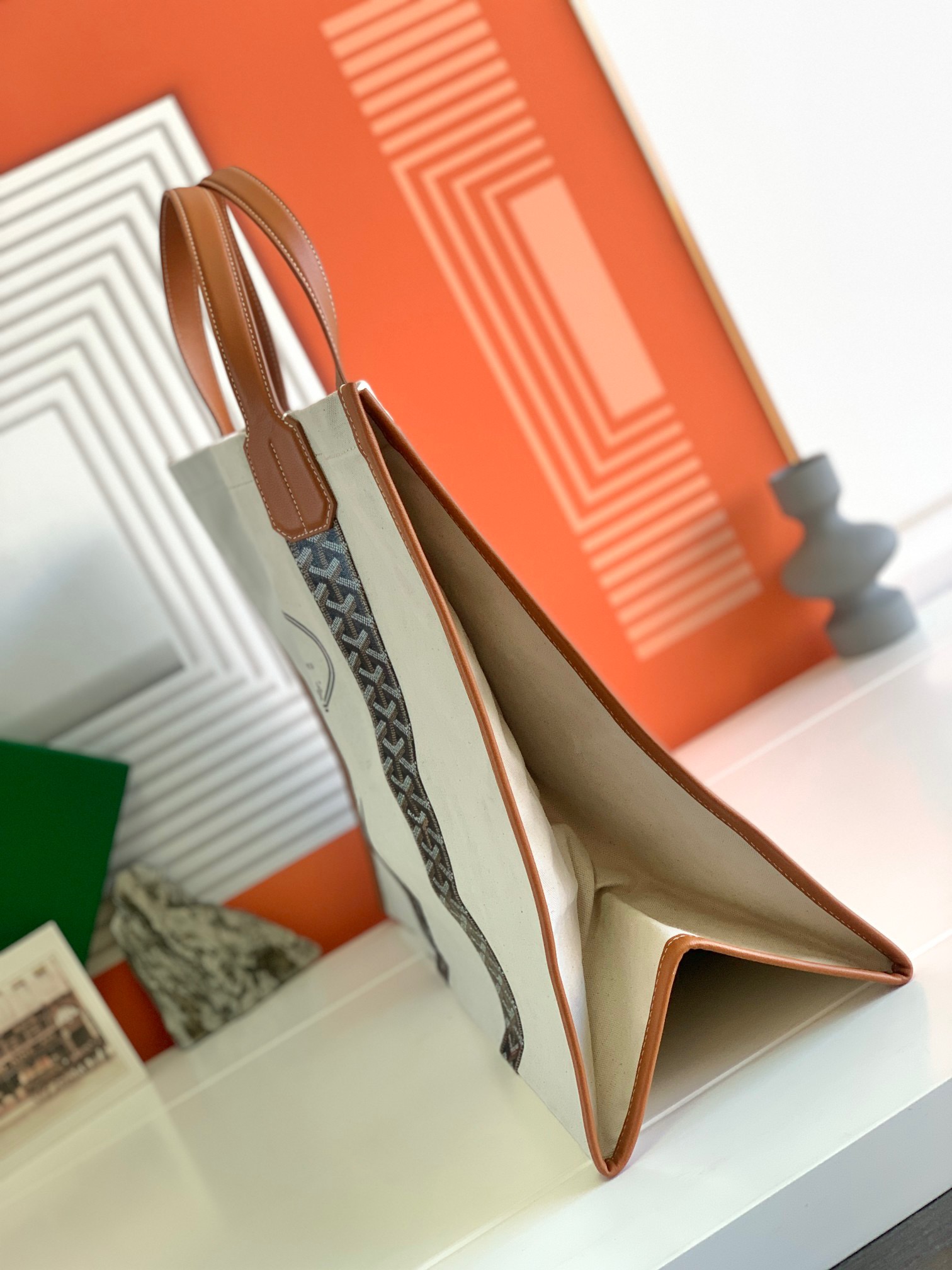 고야드 메디테라니안 리버시블백 블랙 탄