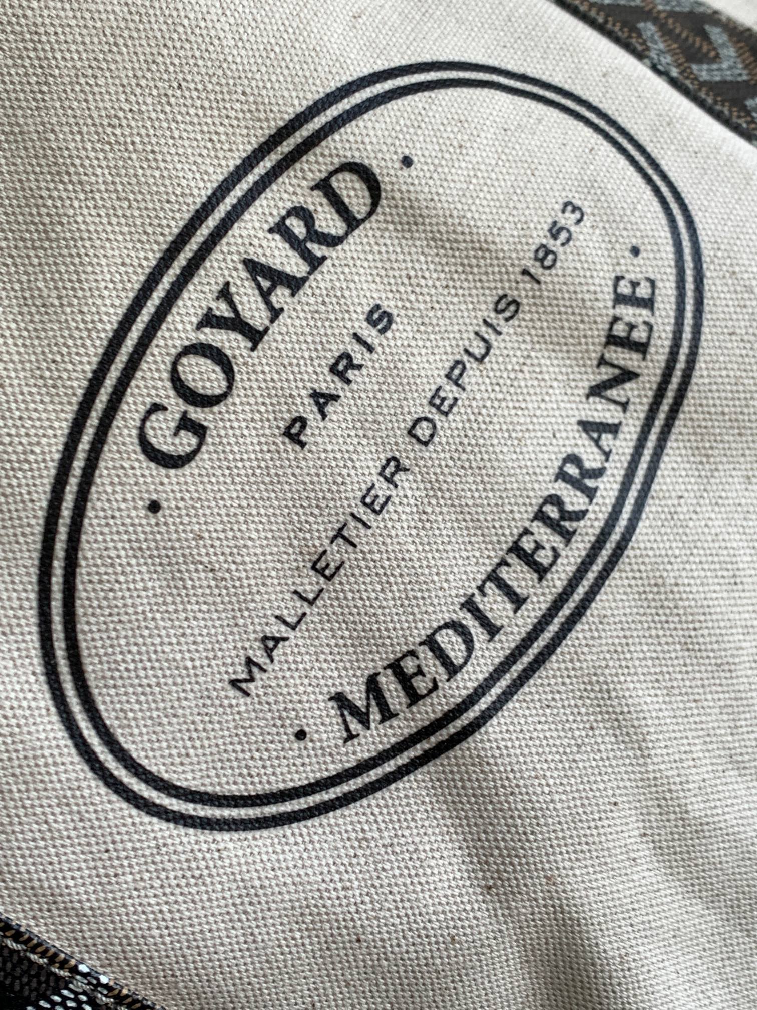 고야드 메디테라니안 리버시블백 블랙 탄