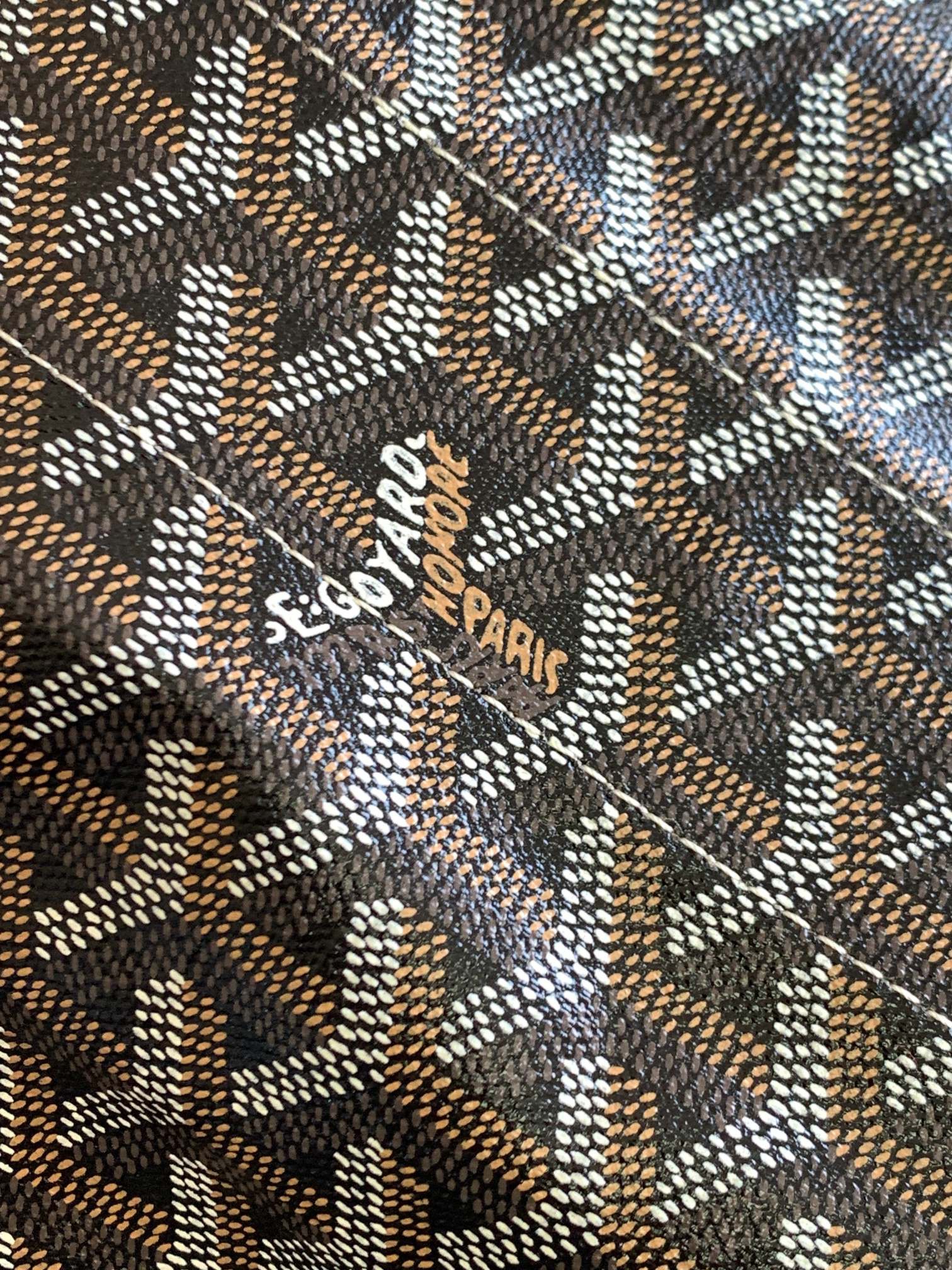 고야드 메디테라니안 리버시블백 블랙 탄