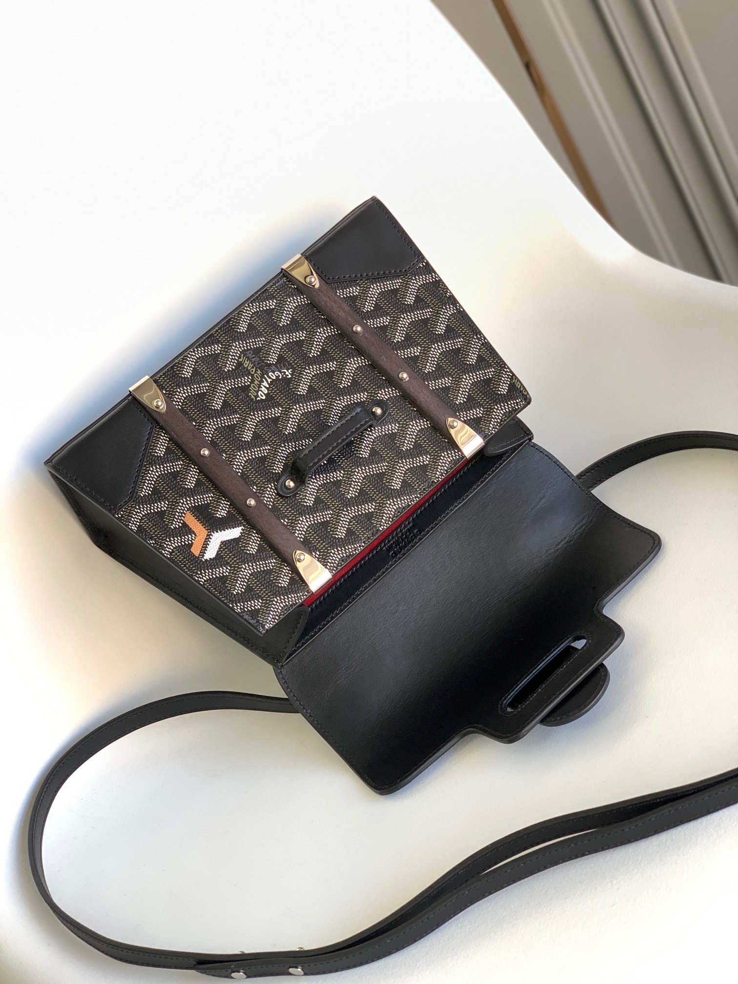 고야드 사이공 미니백 Jet-black 에디션 블랙