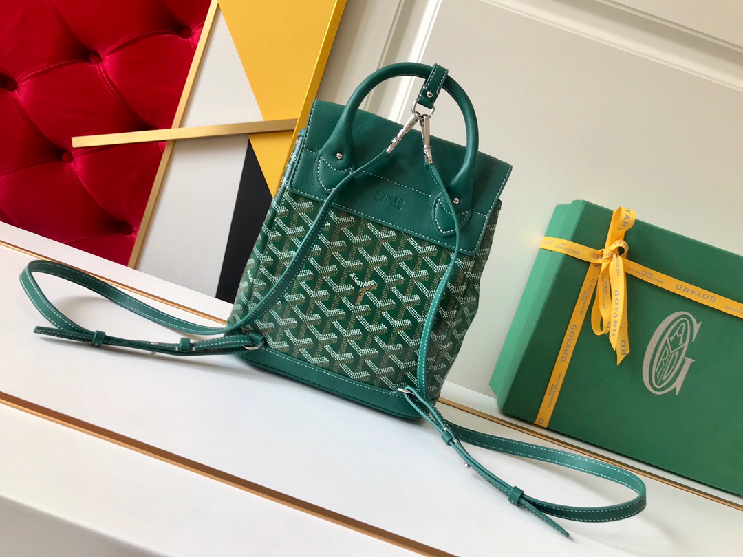 고야드 알핀 미니 백팩 그린