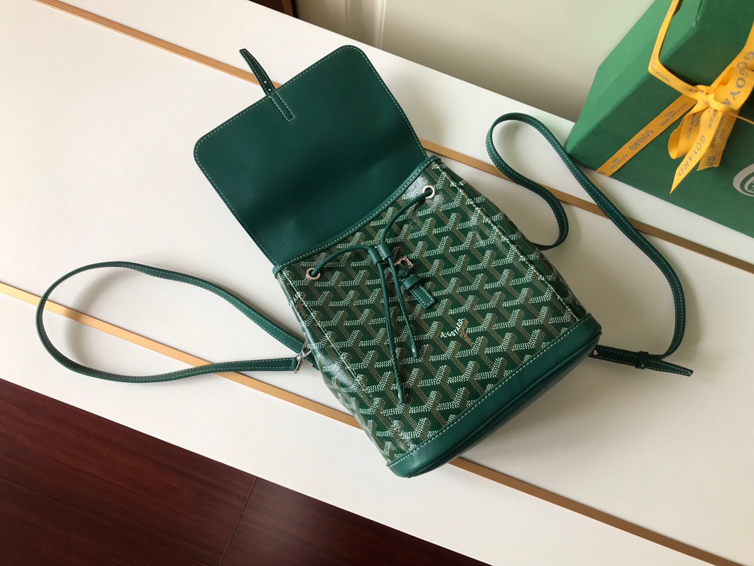 고야드 알핀 미니 백팩 그린