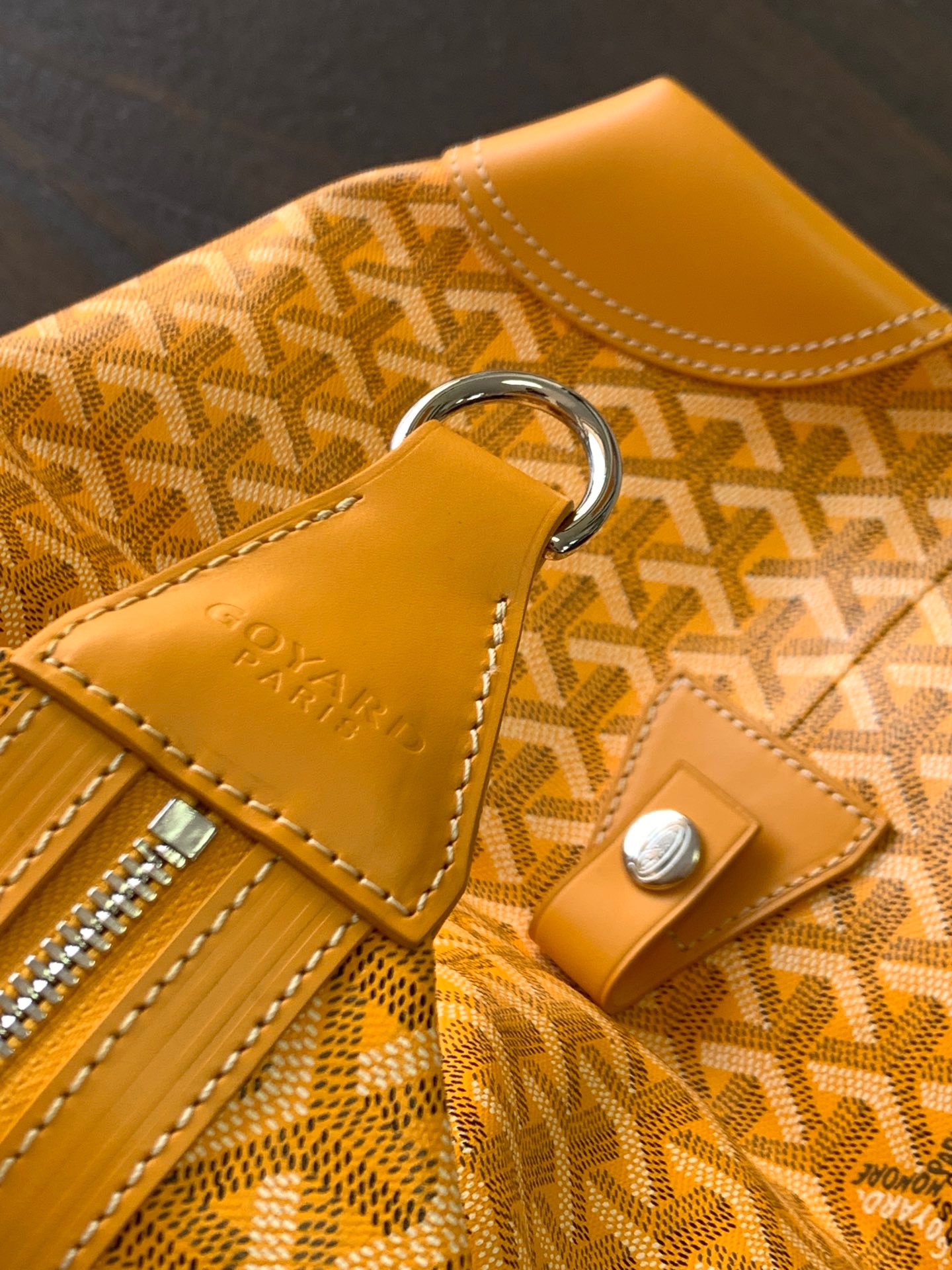 고야드 모노그램 트래블백 옐로우
