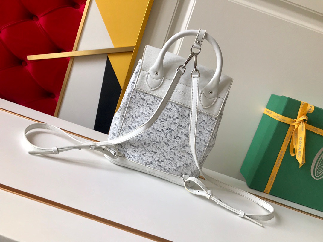 고야드 알핀 미니 백팩 화이트