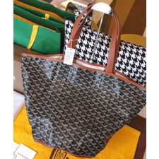 고야드 리버시블 캔버스 쇼퍼 블랙 탄